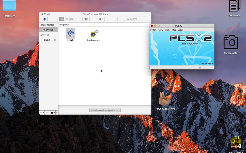 how to install the play station 2 emulator on mac os sierra
